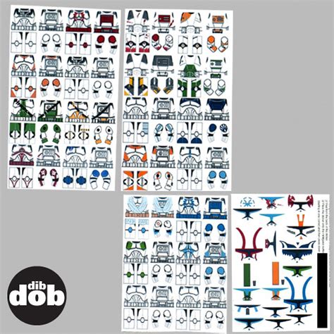 Custom Star Wars Lego Clone Decal Sticker Set A Photo On Flickriver