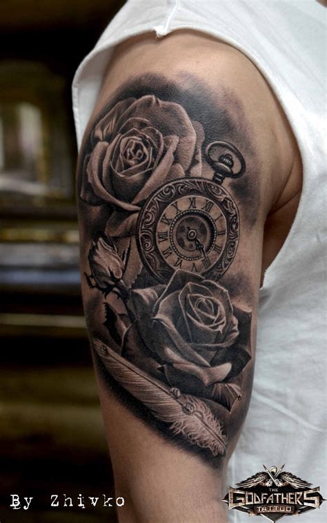 Weitere ideen zu rosen tattoos, tattoos handgelenk, tattoo ideen. Realistic | Gallery of our tattoos in Realistic | The ...