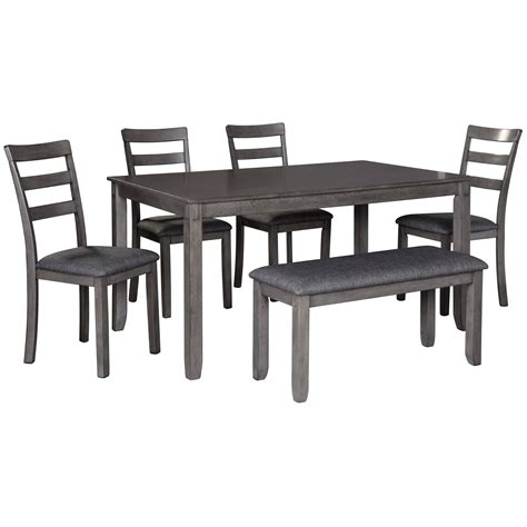 Signature Design By Ashley Bridson 6 Piece Rectangular Dining Room