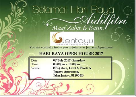 The families were treated to sumptuous raya buffet spread and. 2017 Hari Raya Event - JENTAYU RESIDENSI
