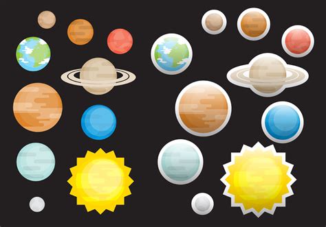 Flat Planet Vectors Download Free Vector Art Stock Graphics And Images