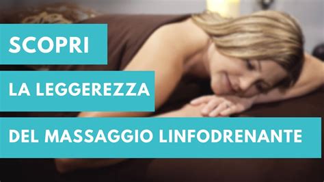 Il Massaggio Linfodrenante A Padovacome Pioggia Che Cade Youtube