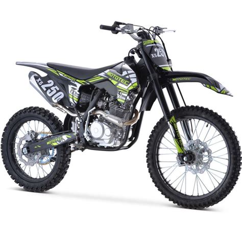 Mototec X5 250cc 4 Stroke Gas Dirt Bike Black