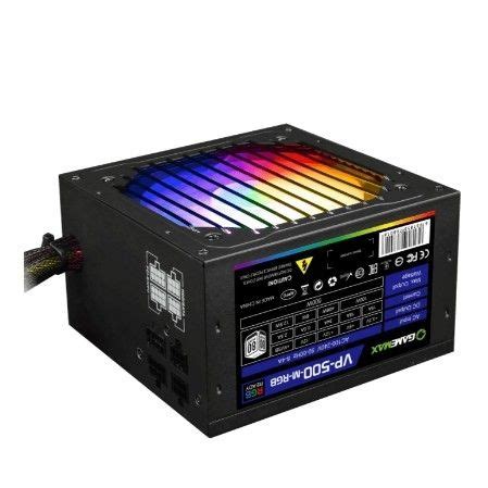 GAMEMAX Блок питания компьютера VP 500 RGB MODULAR 500 Вт VP 500 RGB MODULAR купить с