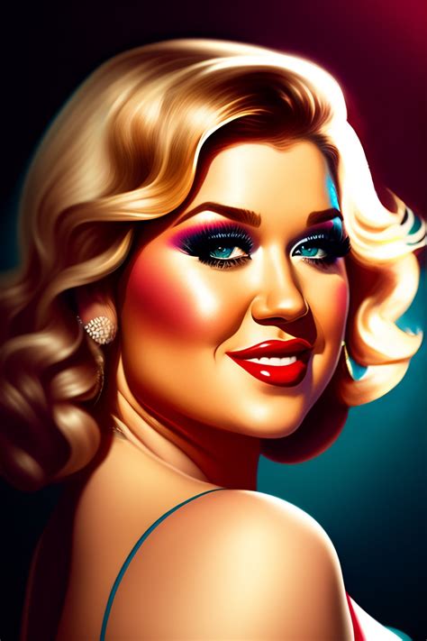 Lexica Kelly Clarkson Pin Up Illustration