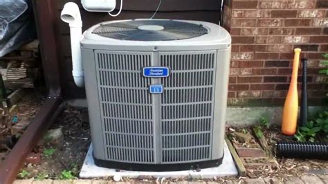 So why keep them both? American Standard Allegiance 13 Air-Conditioner Running ...