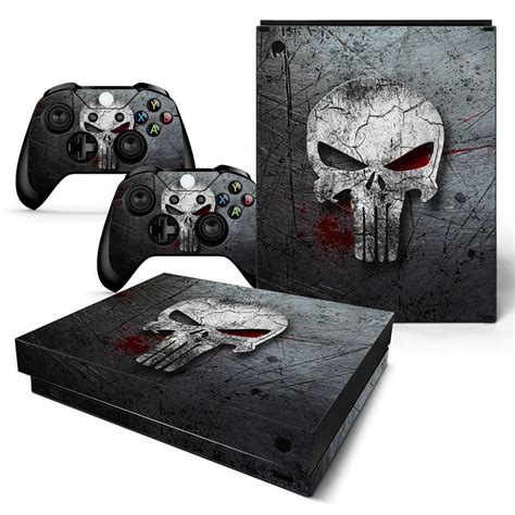 The Punisher Xbox One X Skin Sticker Best Xbox One X Skins Customize