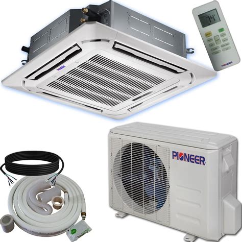 Another great thing about mini split air conditioners is that most of the units recently come with a heating function which lets customers actually save more. Pioneer, Ductless Mini Spit, cassette ceiling mount in ...