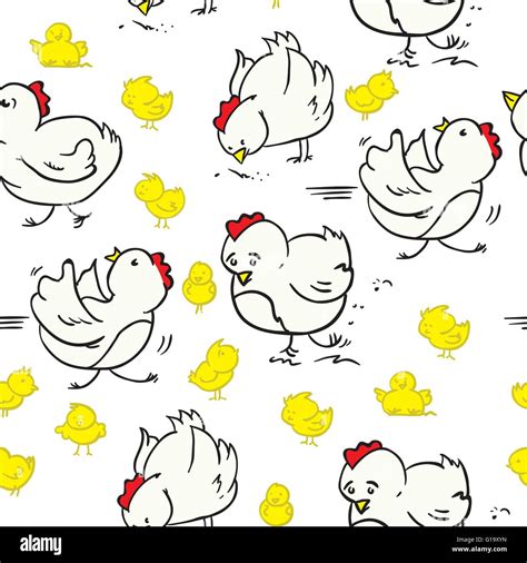 Cartoon Chicken Stock Vector Images Alamy