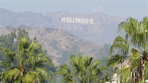 Los Angeles California Usa 7 Nov 2019 Iconic Hollywood Sign Big