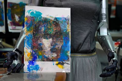 Sophia The Robot Artist Sells Work For 688000 Dollars Jersey Evening