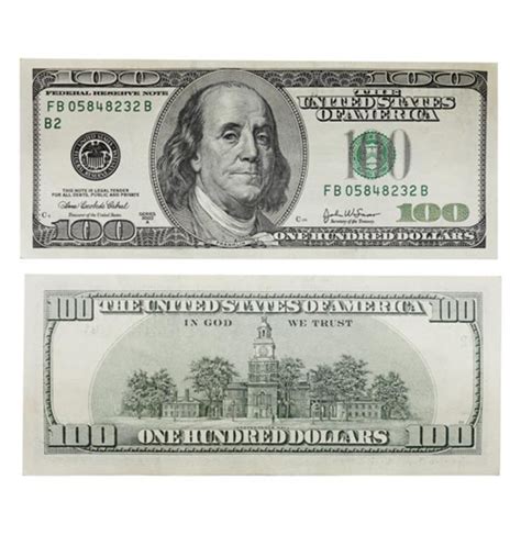 1988 100 Dollar Bill Security Features