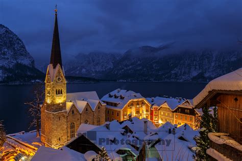 Visit To The Heritage Village Hallstatt Near Salzburg In Winter