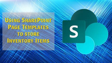 Some features needed are as below. Using SharePoint Page Templates to Store Inventory Items