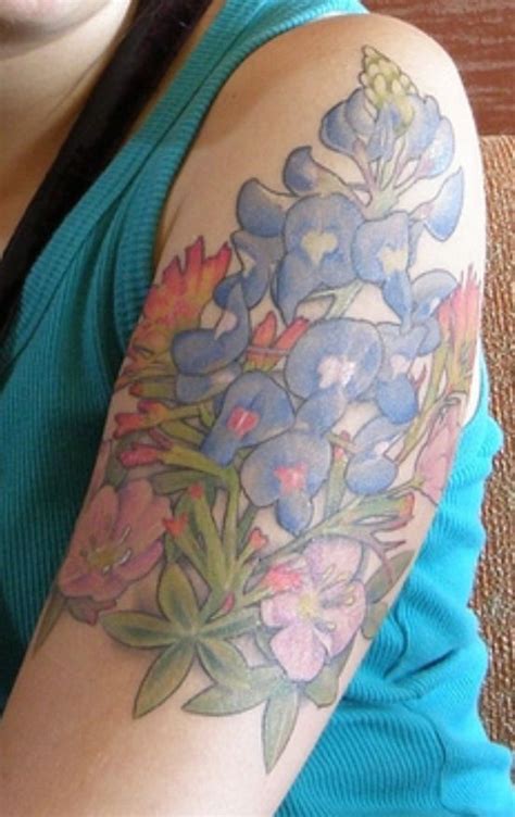 Wildflower Tattoo Texas Tattoosai