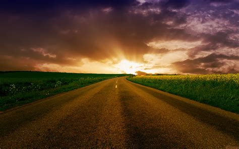 Road At Sunrise Image Id 291226 Image Abyss