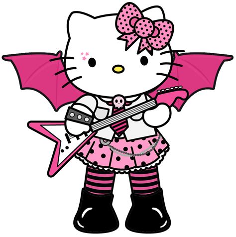 Hello Kitty With Guitar