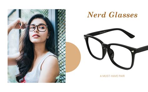 Slocyclub Oversized Nerd Square Non Prescription Glasses Clear Lens Fake Eyeglasses