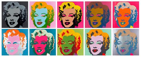 Andy Warhol 10 Works Marilyn Monroe Mutualart