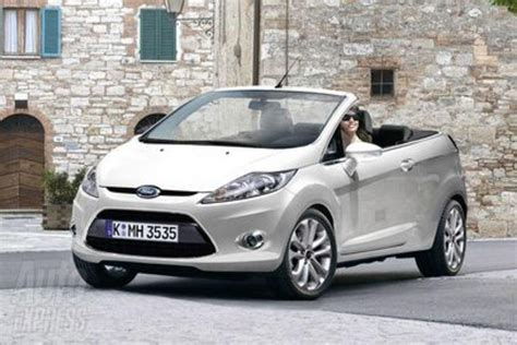 Ford Fiesta Convertible Rendering Picture Top Speed