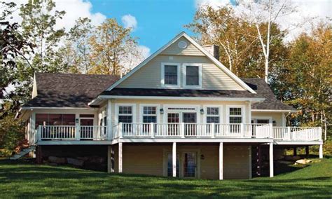 Lake Houses With Porches Lake House Plans With Wrap Around Porch Lake