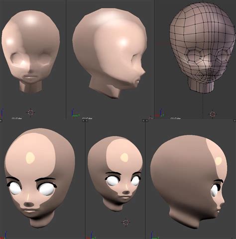 anime girl project works in progress blender artists community