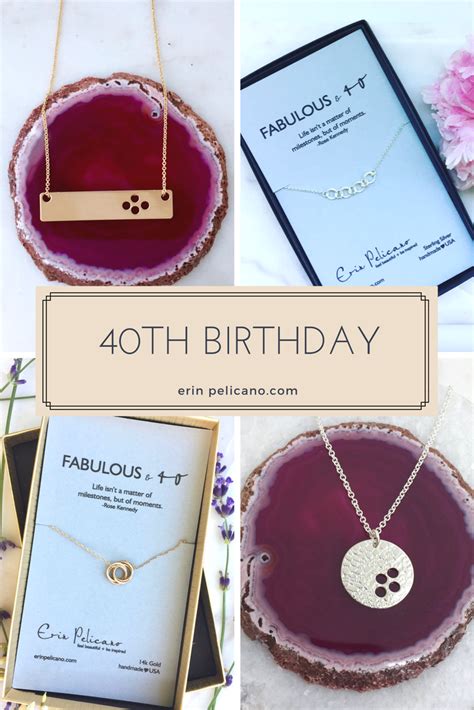 Personalized it was an engraved message to show her just how much you care. 40th Birthday Birthday ideas! We love celebrating ...