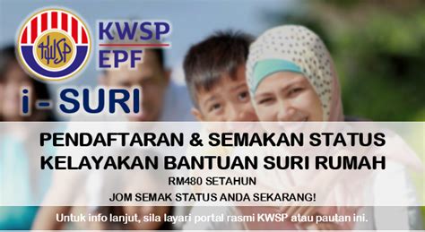 Isteri kepada ketua isi rumah. I-Suri KWSP: Pendaftaran/ Semakan Status Kelayakan Bantuan ...