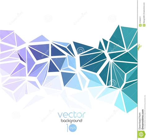Vector Abstract Geometric Background With Triangle Stock Vector Image
