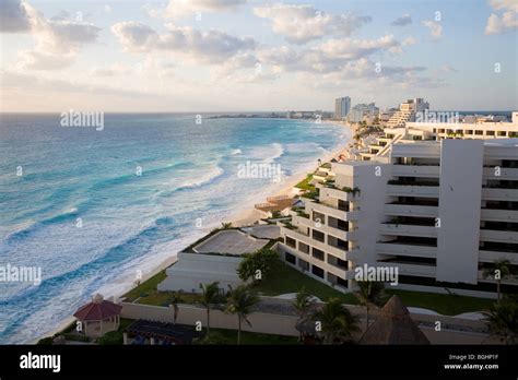 Cancun Hotel Zone Mexico Stock Photo Alamy