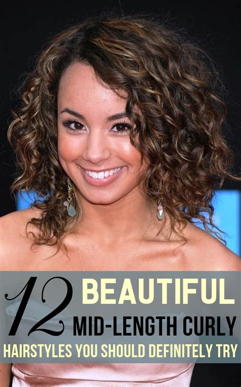 12 beautiful mid length curly hairstyles you should definitely try