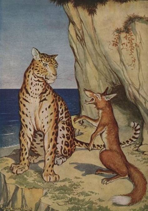 Aesops Fables The Fox And The Leopard