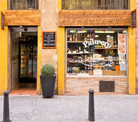 Grocery Store In Valencia Spain Editorial Stock Photo Image Of