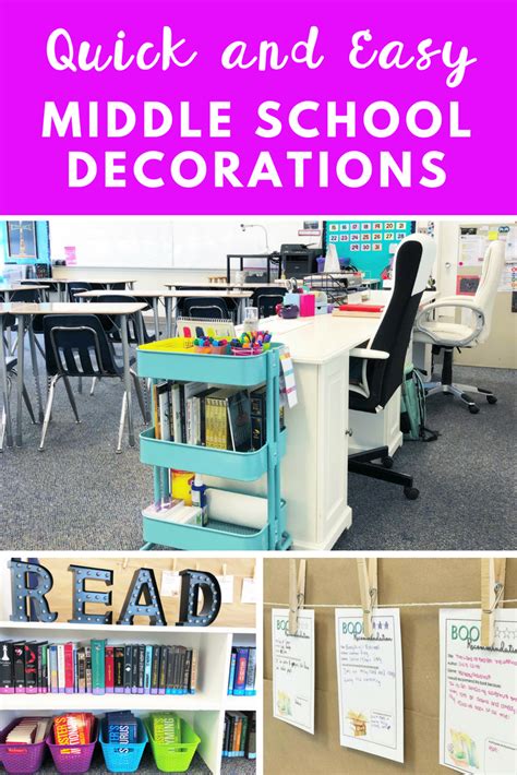 Quick And Easy Middle School Classroom Decorations Bulletin Board