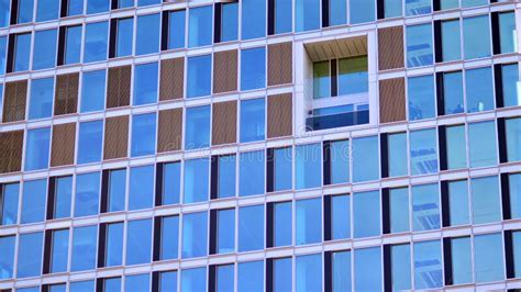 Urban Abstract Windowed Wall Of Office Building Stock Photo Image