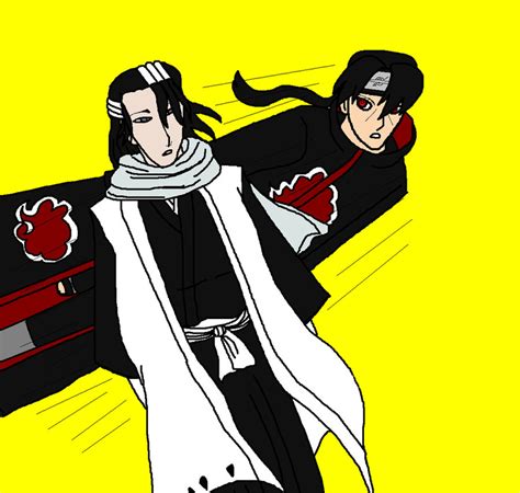 Byakuya Vs Itachi By Kaiju Borru Zetto On Deviantart