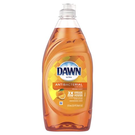 Dawn Ultra Antibacterial Liquid Dish Soap Orange Scent 194 Fl Oz