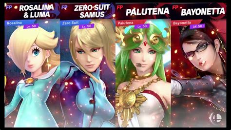 super smash bros ultimate amiibo fights request 9938 rosalina and zero suit vs palutena