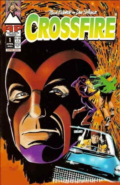 Antarctic Press Crossfire 1 Cover 1994 In Arthur Chertowskys Other Crossfire Comic Art