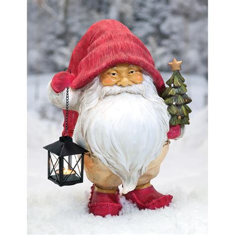 Design Toscano Jq Lighting Santa S Path Whitey The Holiday Gnome