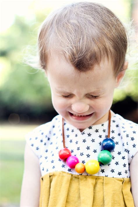 Find images of cute toddler. DIY Cute Easy Toddler Safe Necklaces