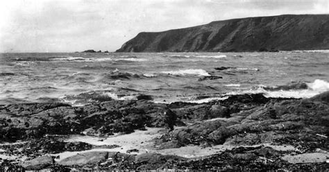 Old Travel Blog Photograph Of The Cliffs At Kincraig Point On The