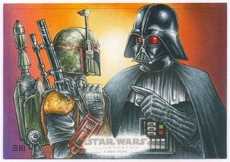 Darth Vader Boba Fett Artist Proof By Erik Maell On Deviantart Star
