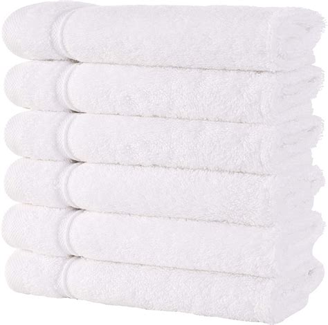 Qute Home Spa And Hotel Towels 6 Piece Towel Set 2 Bath Towels 2 Hand