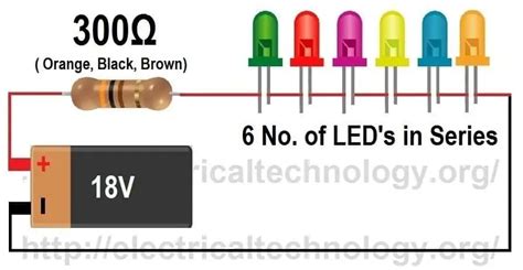 How To Calculate The Value Of Resistor For Leds Circuits