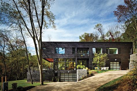 Modern Rustic Homes With Black Exteriors Mountain Modern