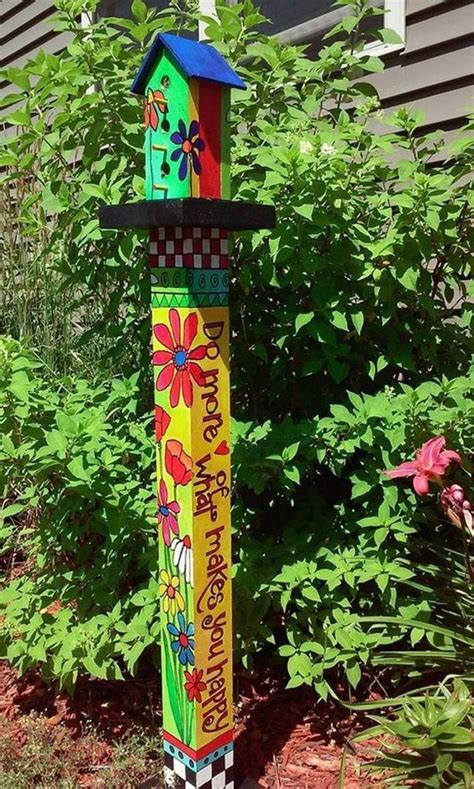 Colorful Peace Poles Design Ideas 18 Art Pole Garden Poles Peace Pole