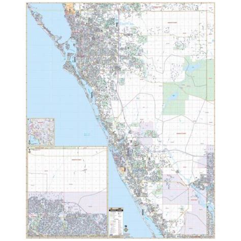 Sarasota County Fl Wall Map Shop City And County Maps