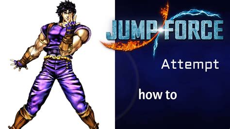 How To Make Jonathan Joestar Jump Force Youtube