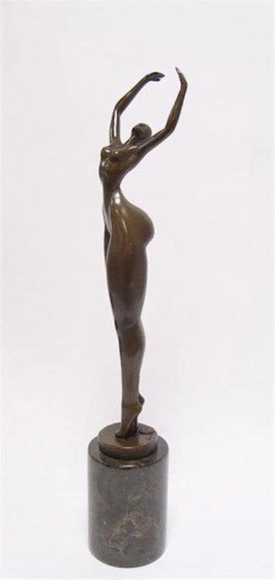 Naakte Dame Bronzen Beeld Modern Sculptuur Cm Hoog Bol Com